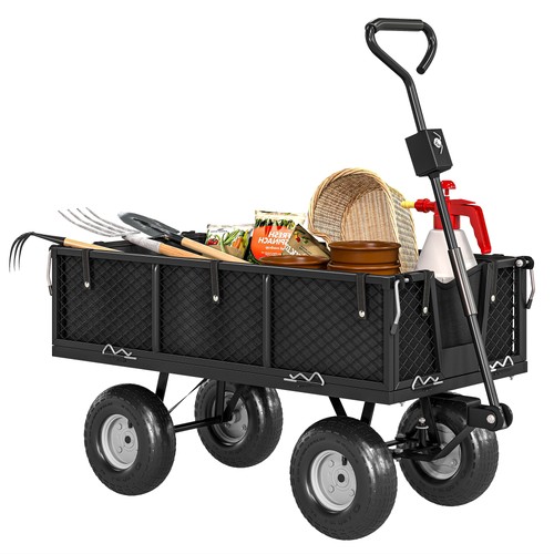 Outsunny garden cart with - outsunny,