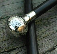 Silver World Globe Handle
