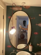 Zara Home in store mirror - black iron frame