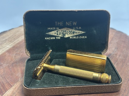 Gillette gold tone - tone, razor