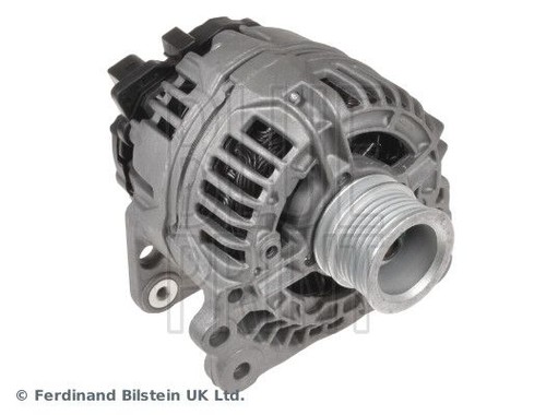 Blue print car alternator - print,