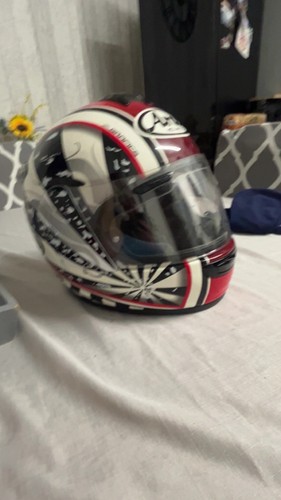 Arai crash helmet motorcycle - crash,