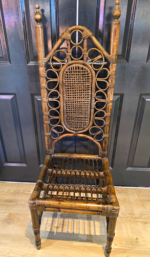 Vintage ornate high - ornate, back
