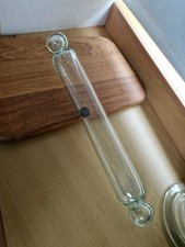 Vintage Glass Rolling Pin with
