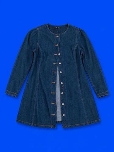 Dark wash button - tu, button-front
