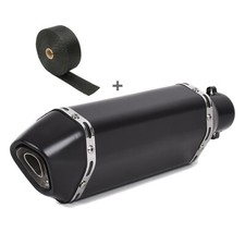 Set exhaust muffler + exhaust wrap for Kawasaki GPZ 500 S SA10