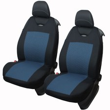 2 Blue Front Car Seat Covers
