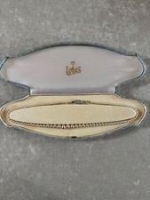 Vintage 1960's Lotus Simulated Pearl Necklace  17" Single Strand in Original Box