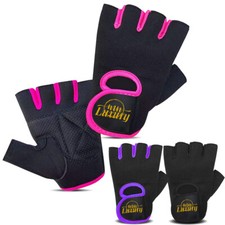 Ladies Gym Gloves Weight Lifting Exercise Training Workout Fitness Gloves S to L