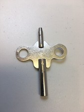 Vintage Steel Clock Key Size
