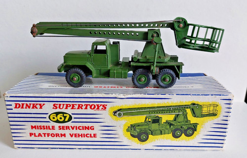 Dinky no667 missile servicing - missile,
