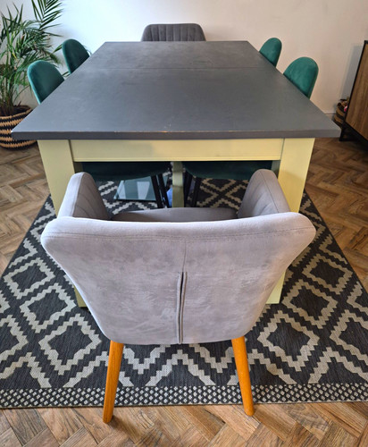 7pc rectangular dining table - rectangular,