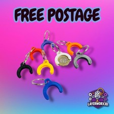 £1 Coin Holder Keychain