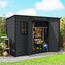 Resin garden shed - resin,