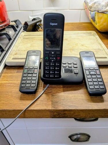 Cordless home phone triple - home,