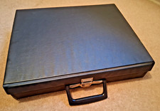 Vintage Audio Cassette Tape (x45) Carry Storage Case Box - Black