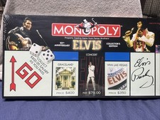 Rare Factory Sealed Elvis Presley Monopoly 25th Anniversary Collector’s Edition
