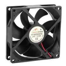 92mm x 92mm x 25mm 24V DC Cooling Fan Long Life HY Bearing Computer Case Fan