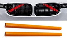 2X Grille Struts In Orange For