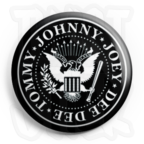 The ramones crest button - -,