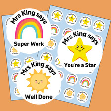 Teacher Reward Stickers Well