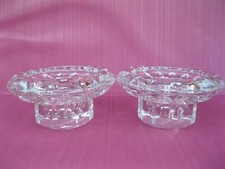 Pair of vintage Bolsius Glass