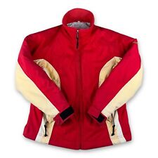 O'neill Snowboard Jacket Womens Large Red Board Babes Quilted Lined Warm Winter