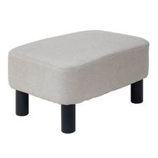 16.54 Small Footstool, Linen