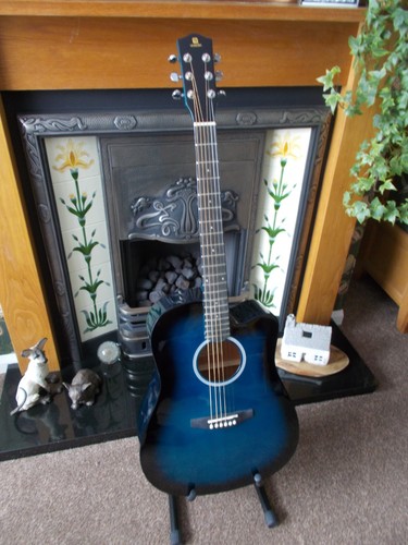 Acoustic cutaway guitar - guitar, in