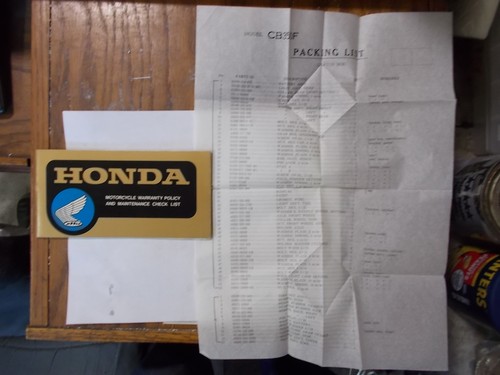 Honda motorcycle warranty - honda,