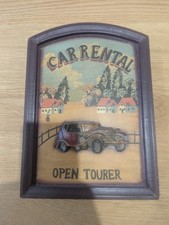 Vintage Wooden Carved Car