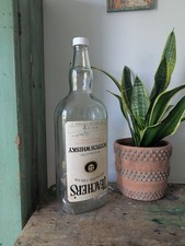 Teachers 4.5L Scotch Whisky CLEAR BOTTLE LARGE Optic SIZE EMPTY MONEY BOX BANK