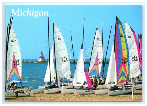 Postcard hobie cat - postcard, sailboats