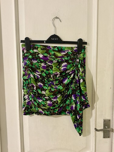 Zara women chic green floral - zara,
