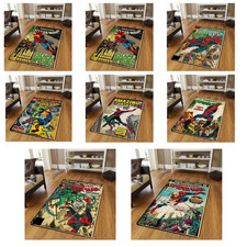 Vintage Comic Spiderman Rug