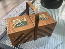 Vintage Cantilever Sewing Box