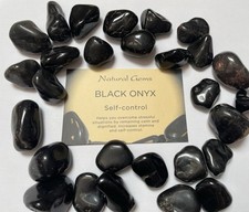 1 Black Onyx Tumblestone