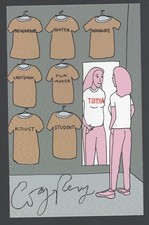 GRAYSON PERRY - ENGLISH ARTIST - SUPERB HAND SIGNED PENGUIN 6x4 POSTCARD - EX