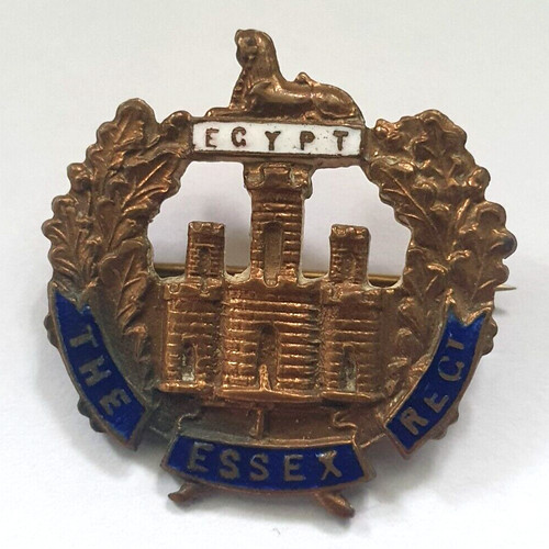 Ww1 the essex regiment brass - regiment, &