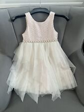 Stunning Flower Girl Bridesmaid Dress Age 5 Lots Of Layers Pink White Worn Once