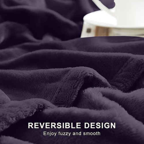 Faux fur fleece throw soft - faux,