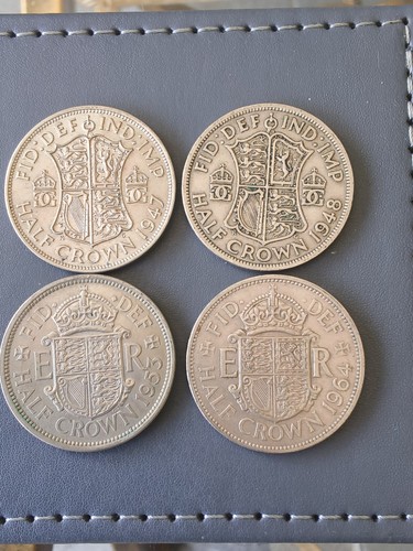 Half crown coins gvi - half,