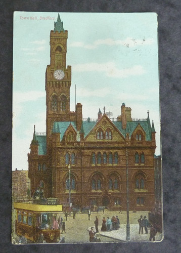 Town hall bradford with - town, bradford,