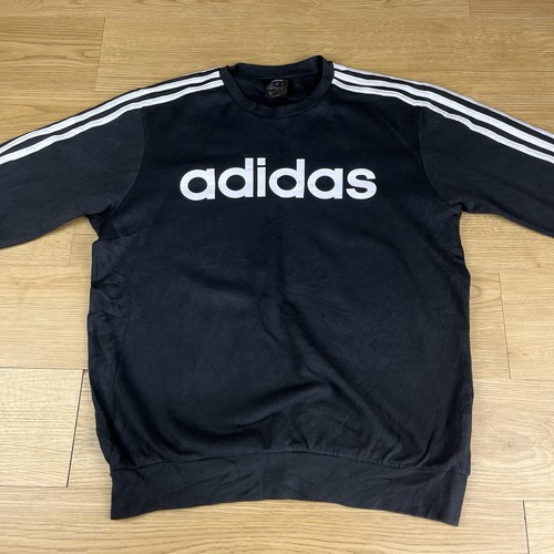 Adidas spellout jumper black - adidas,