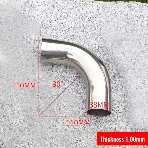 Stainless steel exhaust elbow - steel,