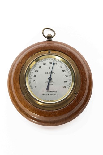 Vintage advertising thermostat - vintage,