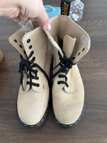 Martens suede boots beige - dr.,