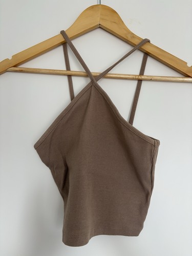 Women top size beige - s, with