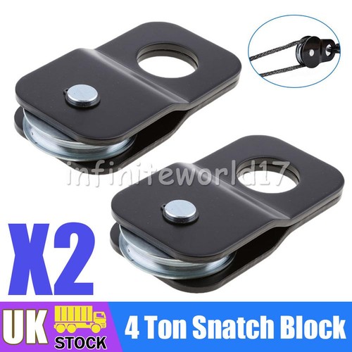 2pcs ton tonne snatch block - snatch,