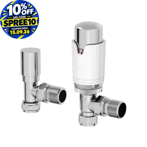Radilux angled white chrome - white,